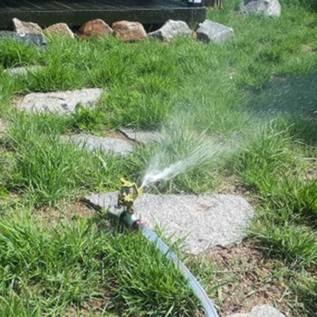 

3Pcs Useful Garden Sprinkler Spike Lawn Grass Adjustable Rotating Water Sprayer for Garden Irrigation