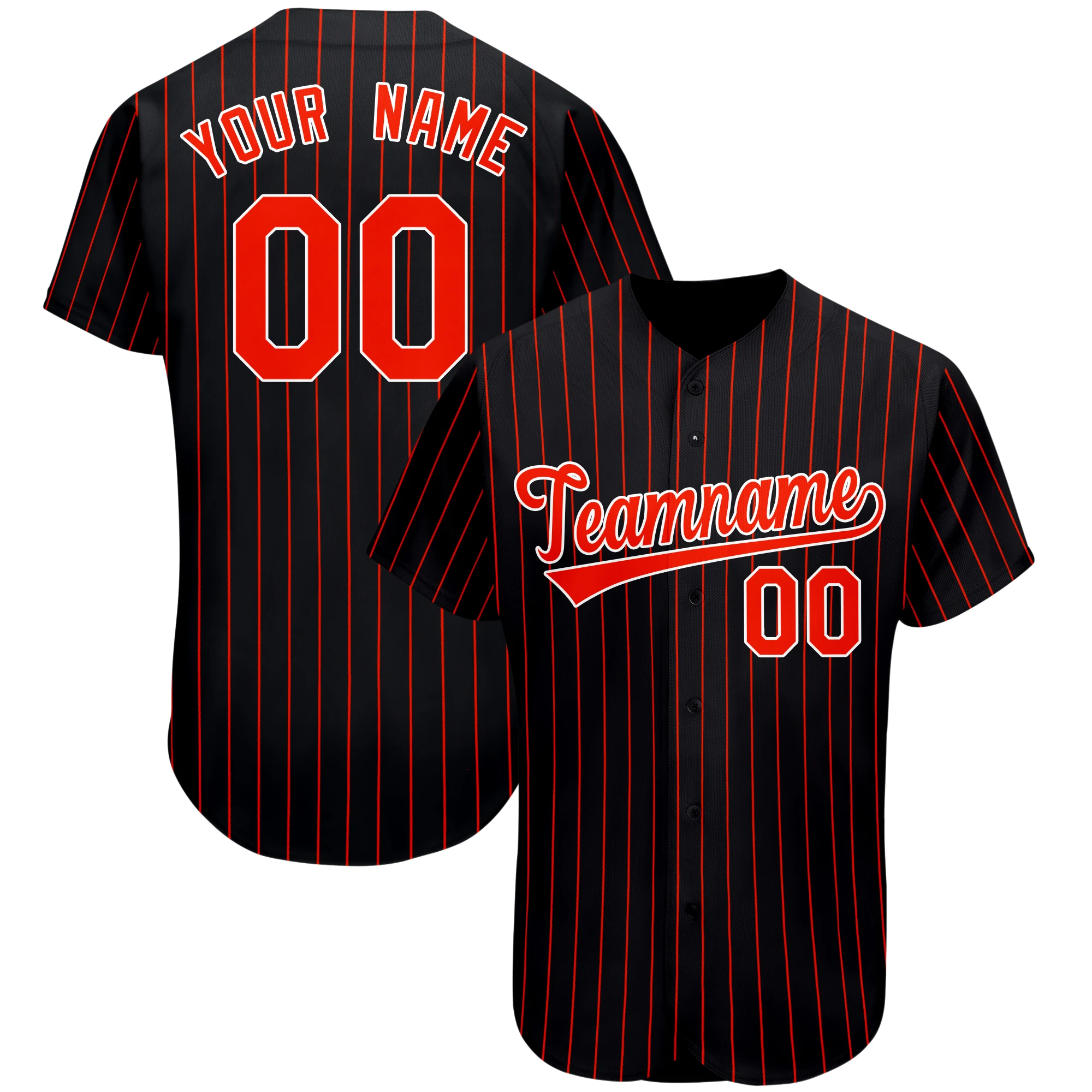 Baseball Jersey Sublimation Personalize Team Sport Print Clothing With Front Back Name Number