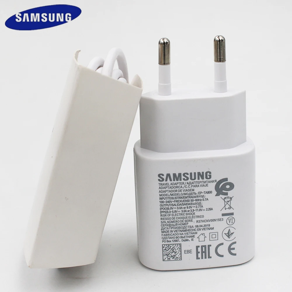 Original Samsung S20 Ultra Fast charger 25W PD PSS Power adapter usb