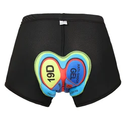 Shorts de cyclisme Anti UV pour hommes, collants courts avec coussinet en Gel 19D, vêtements de course en équipe, vtt, été 