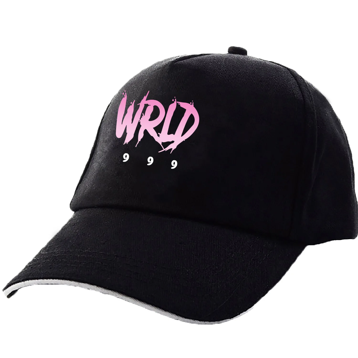 

Juice WRLD Sun Hat Korean-style Fashion Handsome Baseball Cap Men's Solid Color Versatile Teenager Brim Hat Women's