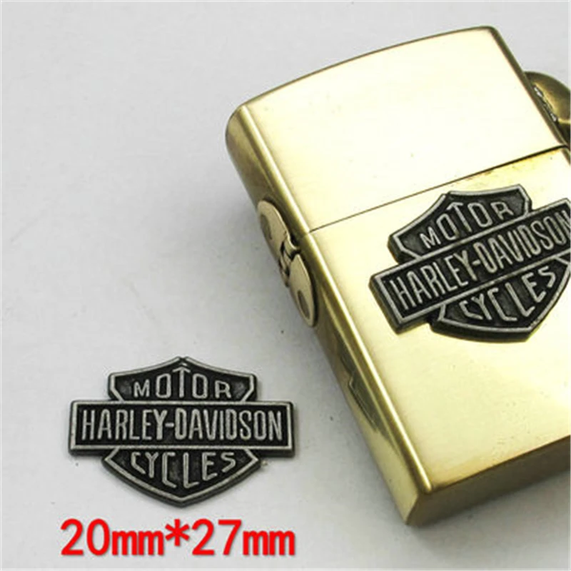 SilverHarley Креативный металлический значок DIY зажигалка аксессуары Замена для керосиновой масляной зажигалки Декор самоклеящаяся Зажигалка наклейка для Зорро - Цвет: SilverHarley