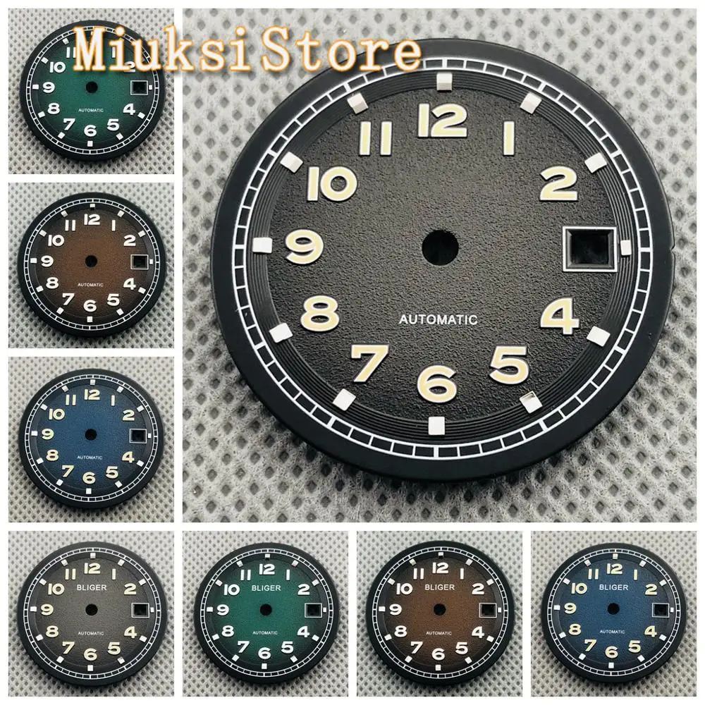 BLIGER 31 5 мм циферблат подходящий для ETA 2836 2824 Mingzhu DG 2813 3804 Miyota 8215 821A 8205 Чайка 1612