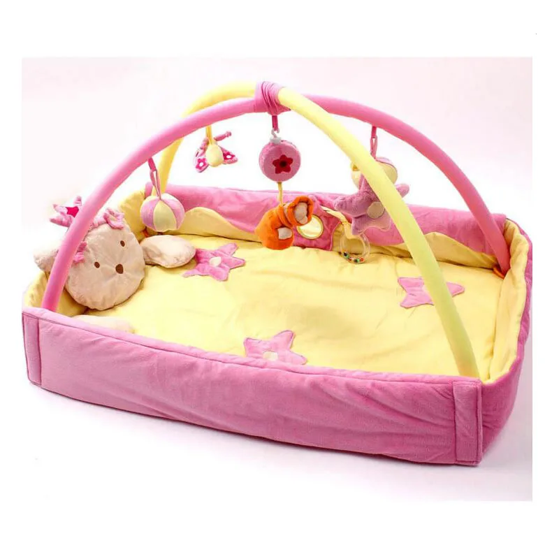 Детский игровой коврик Lncrease, игровой коврик, коврик для ползания, детский коврик для ползания, кронштейн для фитнеса, детская игрушка, пазл, коврик для лазания - Цвет: red