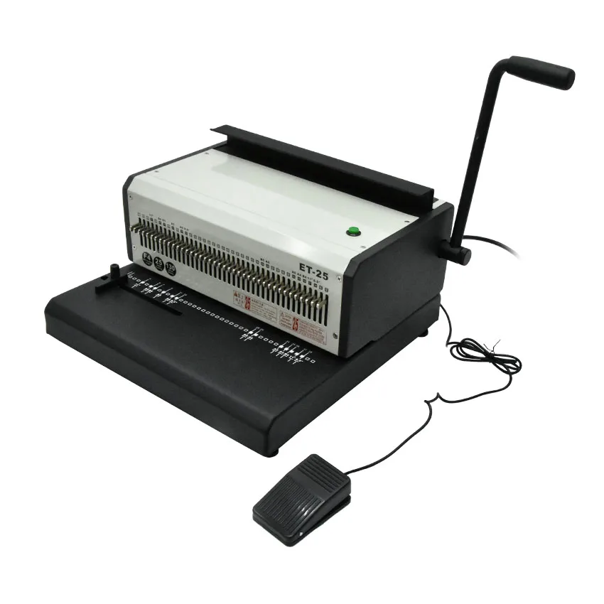 1pc New Electric Double Wire Book Binding Machine,book Binder Machine