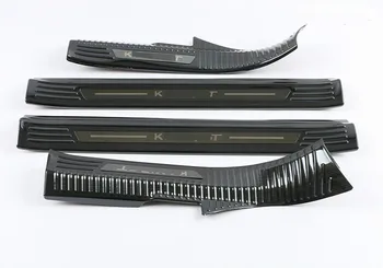 

4pcs/set High-quality stainless steel Door Sill Cover Welcome Pedal Trim For Skoda KAMIQ GT 2020 Car Accessories Car stylin