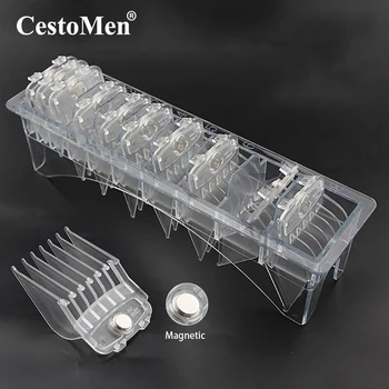 

CestoMen 10PCS Universal Hair Clipper Limit Comb 1.5/3/4.5/6/10/13/16/19/22/25mm barber cuntting Hair Trimmer Styling Tools