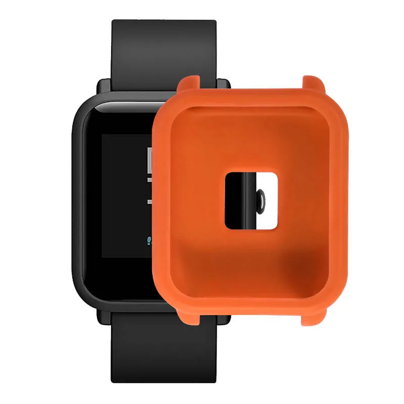 

Soft TPU Protection Silicone Full Case Cover Full Cover Cases for Huami Amazfit Bip Youth Watch SSA-19ING