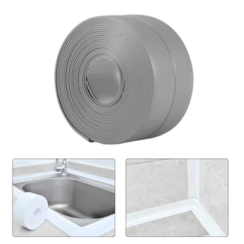 

Bathroom Shower Sink Bath Sealing Strip Tape Sealing Strip White PVC Self adhesive Waterproof Wall sticker for Bathroom Kitchen