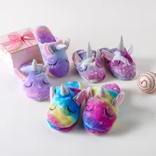 Unicorn Slippers Pajama Onesies Home Shoes Girls Boys Kids Cartoon Women Kigurumi Baby