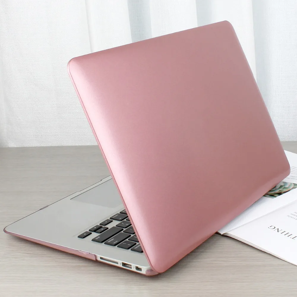 Металлический дизайн чехол для Macbook retina Air Pro 11 12 13 1" Touch bar A2159 A1932 A1708 A1989 A1990 с крышкой клавиатуры