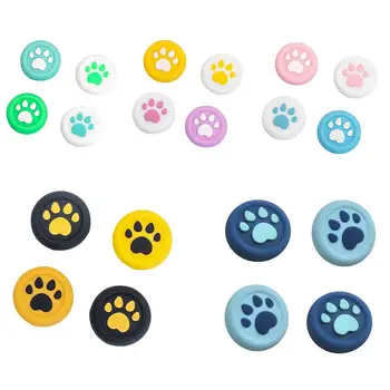 

4PCS Cute Cat Claw Joystick Caps Thumb Grip Caps Soft Cute For Nintendo PRO/PS4/XBOX Controller Gamepad Thumbstick Case