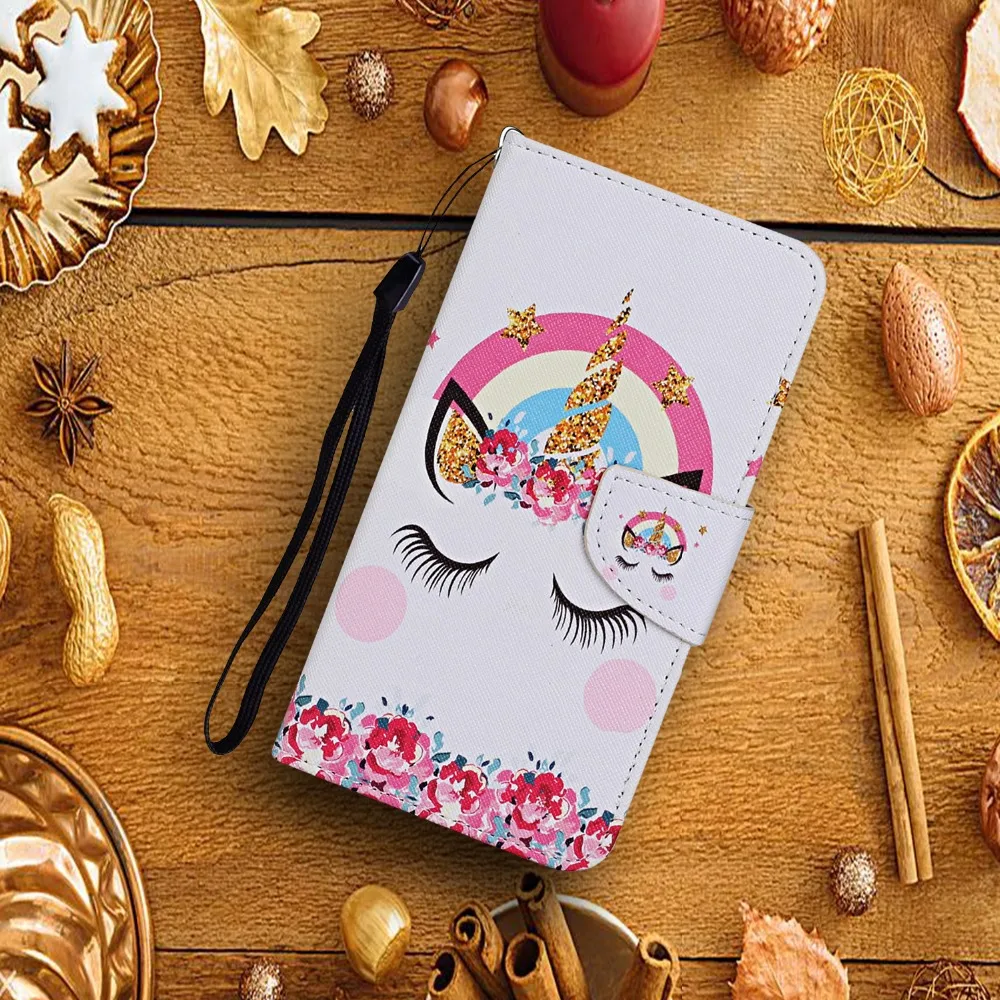 huawei pu case P Thông minh 2019 Bao Da Điện Thoại Cho Huawei P Thông Minh 2020 Dành Cho Huawei P Smart Z FIG-LX1 2019 Flip bao da Ví Vẽ Trường Hợp huawei pu case