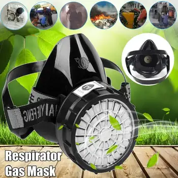 

Half Face Gas Mask Respiratory Dust-proof High Efficiency Filters Protective Industrial Anti PM2.5 Respirator Dust Mask