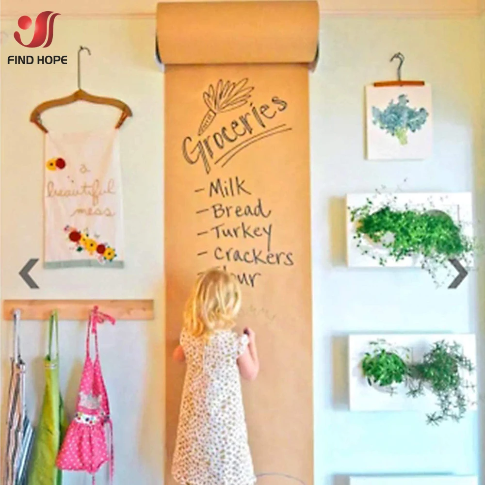 12"x 39" Brown/White Kraft Wrapping Paper Sheet For Wedding Birthday Party Gift Wrapping Party Packing Art Craft Materials