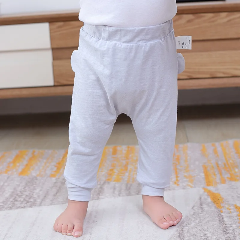 

Gu wu Autumn New Style Crawler Cotton Thin Cartoon Modeling Children Harem Pants