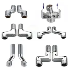 Удлиняющий расширяющийся смеситель для душа Регулируемый адаптер твердая латунь настенный ширина Регулируемый угловой клапан s-соединение ванная комната