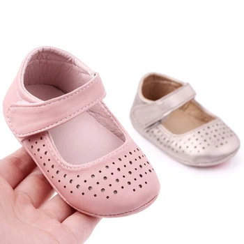 

Baby Girls First Walker Summer Anti-slip Soft Bottom Girl Princess Shoes Toddler Shoes Baby For 0-12 M Pink