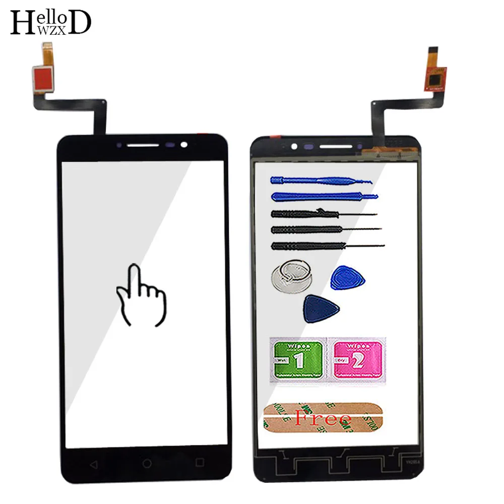 

Mobile Touch Screen For Alcatel One Touch A3 XL OT9008 Touch Screen Digitizer Repair 5" Lens Sensor Tools 3M Glue
