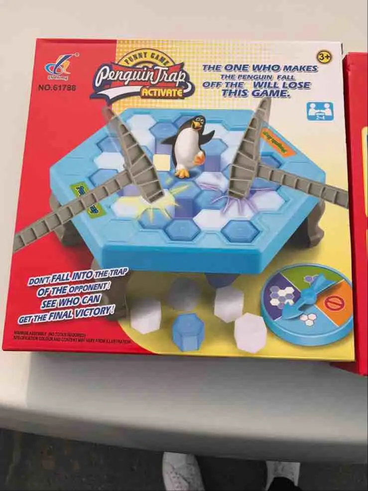 Beat Penguin кубики льда строительные блоки Дети родитель и ребенок Настольная игра осторожно Пингвин лед ломающийся родитель и ребенок Int