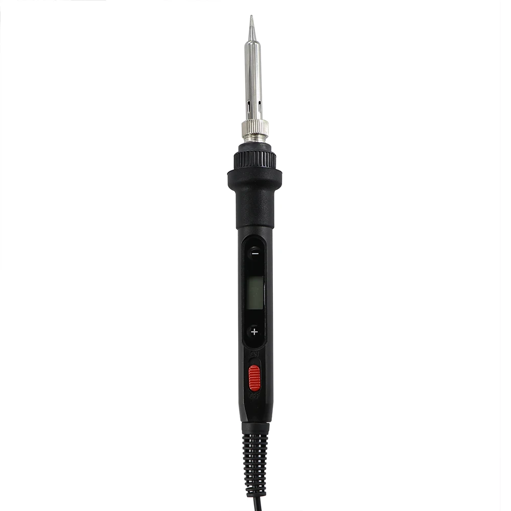 80W Tin Soldering Iron Temperature Adjustable Welding Tool With Electric Soldering Iron Tips And Desoldering Pump Repair Tools soldering irons & stations