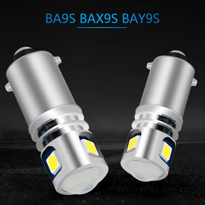 NAO T4W BA9S светодиодный Blub BAX9S H21W BAY9S 12V 24V H6W H5W светодиодный задний противотуманный светильник 2835 SMD белый автомобильная парковочная лампа заднего хода 6000K