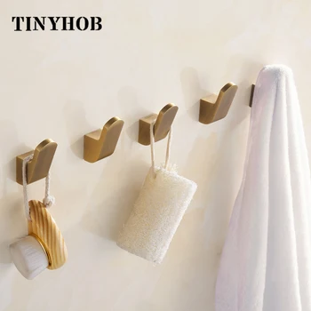 

1pc Retro/Solid Brass Clothes Hanger Wall Mounted Coat Hook Decorative Key Holder Hat Scarf Handbag Storage Hanger
