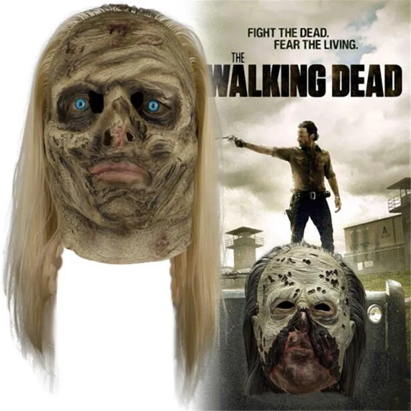 Фильм телевидения периферийный The Walking Dead Whisper Alpha Beta маска Хэллоуин маскарад бар
