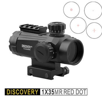

Discovery 1X35 Holographic Rifle Scope Micro Red Dot Quick Targeting Hunting Optical Air Gun Sights For 20mm Picatinny Rail