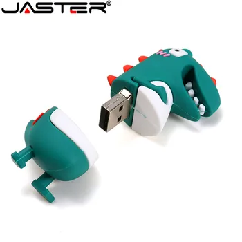 

JASTER USB 2.0 wholesale small dinosaur cartoon U disk 4GB 8GB 16GB 32GB 64GB high speed usb flash drive