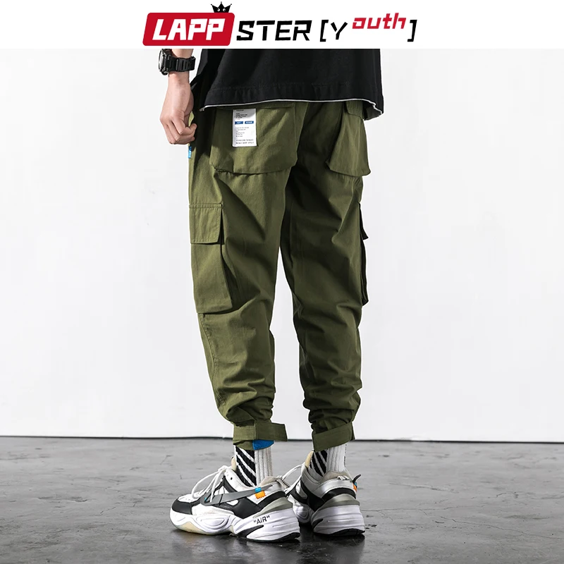 LAPPSTER-Молодежная мужская уличная хип-хоп джоггеры брюки мужской комбинезон армейский зеленый брюки карго мужские корейские модные спортивные штаны 5XL