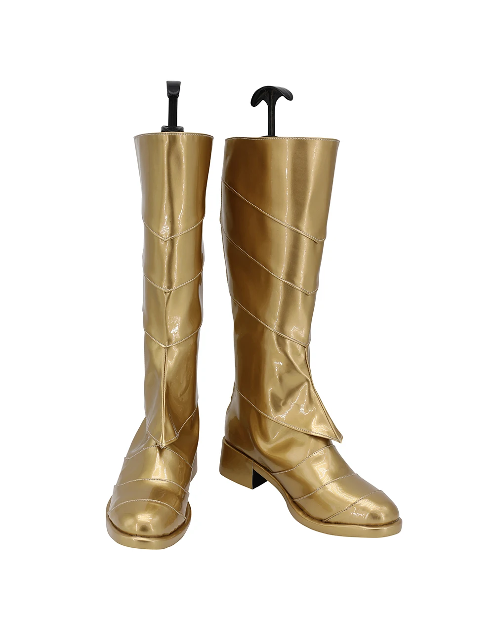 Fate Grand Order Oda Nobunaga Cosplay Boots Golden Shoes Custom Made for Unisex Halloween Party Cosplay (2)