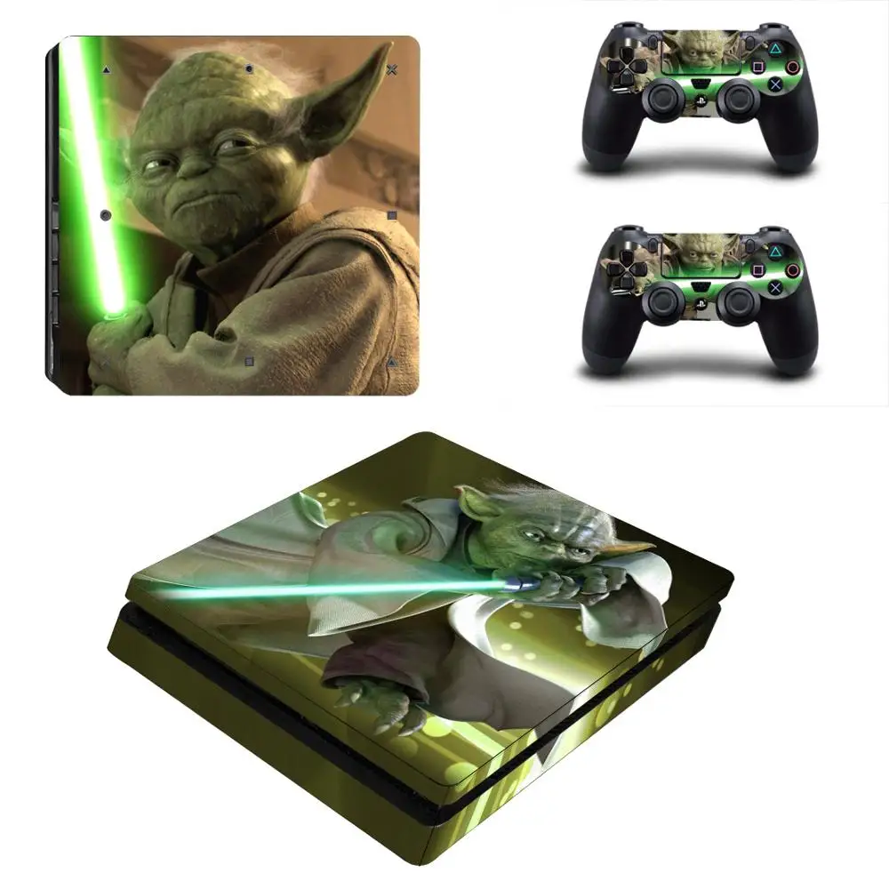 YSP4S-3334 PS4 Slim sticker s Star Wars PS 4 Play station 4 Slim виниловые наклейки для playstation 4 Slim консоли и контроллера - Цвет: YSP4S-3334