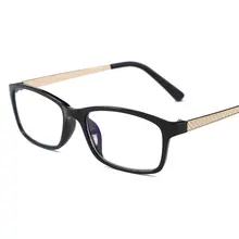 Новые унисекс анти-синие модные очки для чтения Металл TR90 квадратный простой бизнес ретро-очки для чтения прогулки очки для чтения