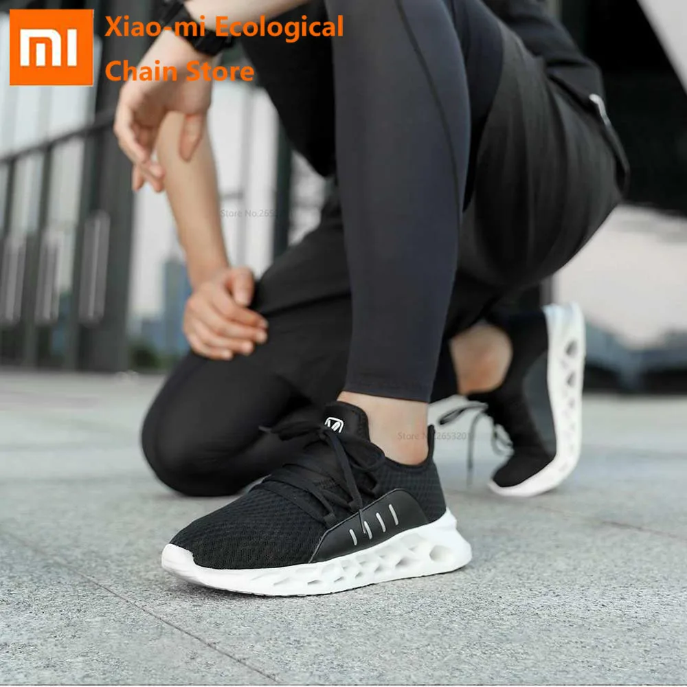 Xiaomi YUNCOO соты легкие противоскользящие амортизирующая обувь мужская повседневная эластичная амортизирующие кроссовки