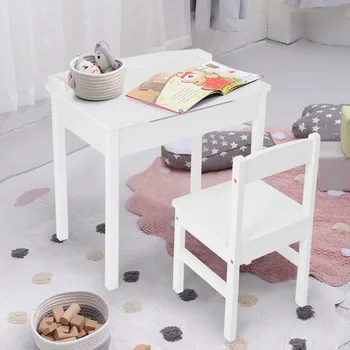 

desktops of room set Kids Table And 1 Chair Set Children Activity Art Desk With Storage For Read desk chair silla de escritorio