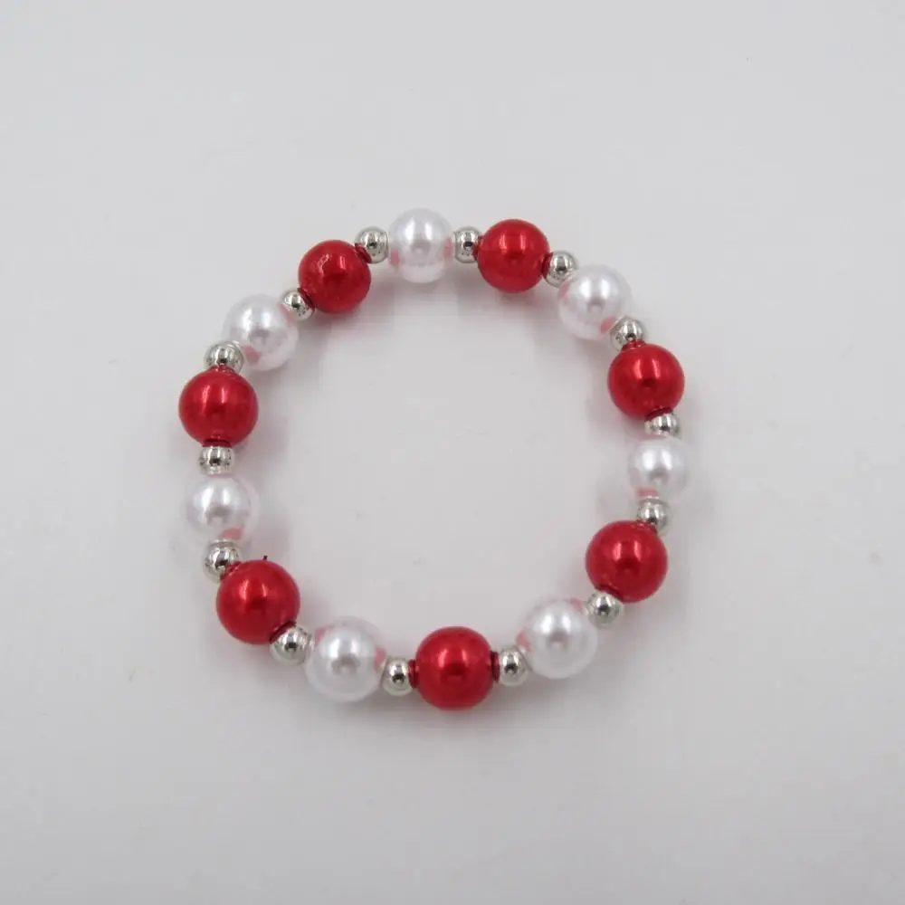 Bracelet New Model child chunky beads necklaces colorful Toddler Girls Pearl bubblegum necklace Bracelet jewelry set for kids gift 1pcs - Окраска металла: Bracelet