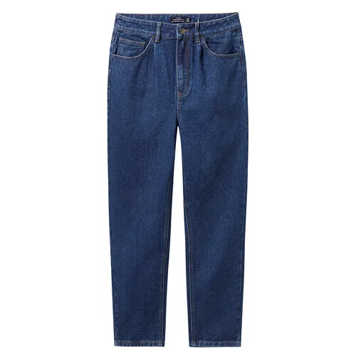 Giordano/женские джинсовые джинсы с пятью карманами, классический дизайн, высокая Длина по щиколотку, джинсовые джинсы, Disressed Spodnie Damskie 05429333 - Цвет: 78Blue