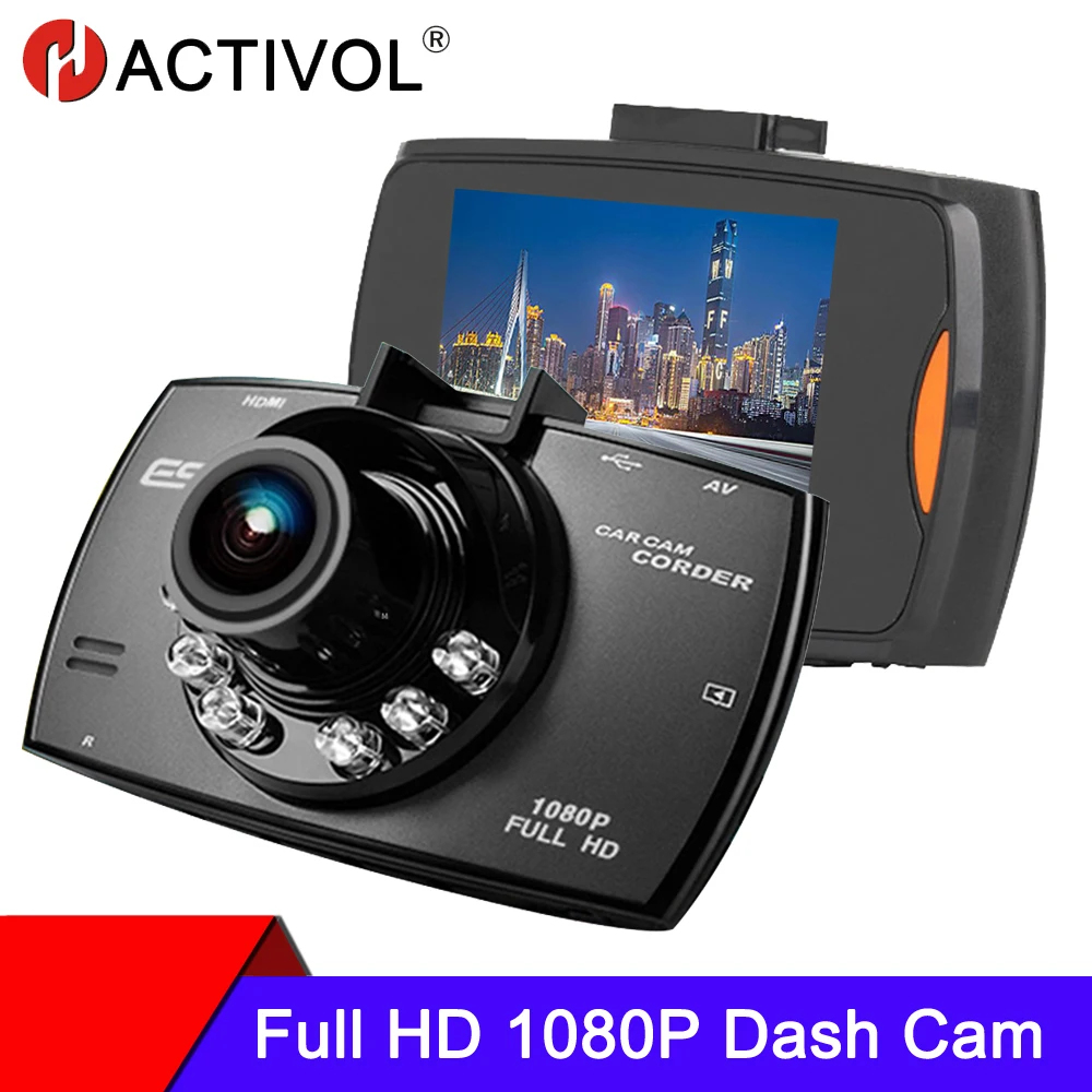 Видеорегистраторы для автомобилей видеорегистратор 1080P 120 градусов Dashcam вождения