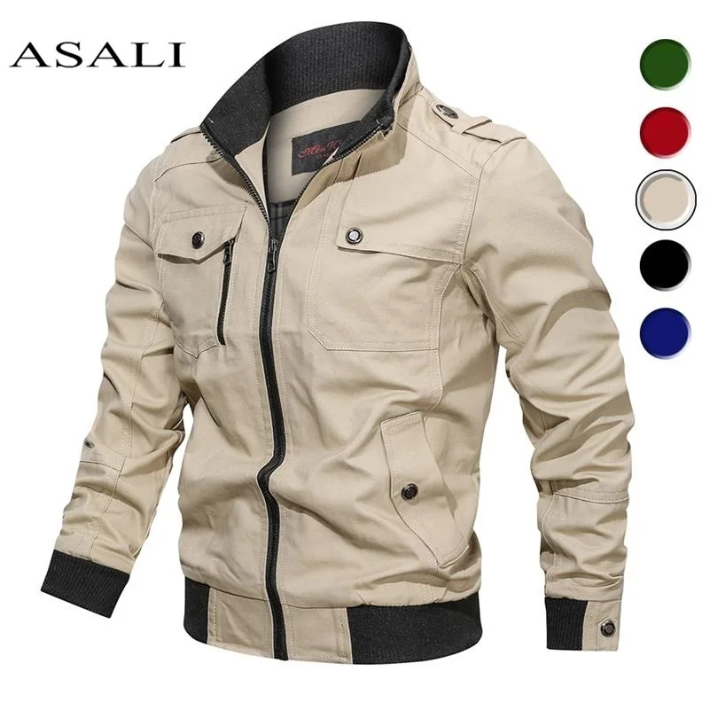 2020 Military Jacket Men Spring Autumn Cotton Windbreaker Pilot Coat Army Men's Bomber Jackets Cargo Flight Jacket Male Clothes 2020 Military Jacket Men Spring Autumn Cotton Windbreaker Pilot Coat Army Men's Bomber Jackets Cargo Flight Jacket Male Clothes