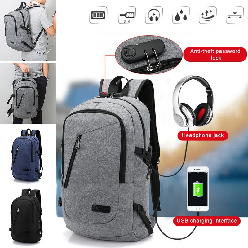 Hifuar рюкзак для мужчин, школьный, студенческий, Loptop Backbags для IPAD, подарок, USB рюкзак для путешествий, рюкзак Mochila Hombre, рюкзак для мужчин