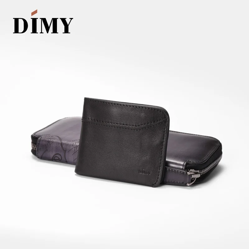 Dimy2019 кожаный Длинный кошелек на молнии мужская деловая сумка большая вместительность Многофункциональный Молодежный кошелек