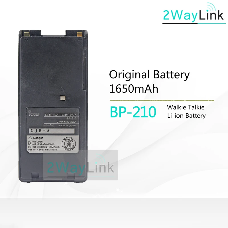 Precio reducido BP210 BP-210N BP-210 1650mAh Ni-MH batería Compatible IC-V8 IC-V82 IC-A24 IC-A6 IC-F3G IC-F30 IC-F40 IC-F11 IC-F22 IC-F4G BP-209 yGK5WKlL