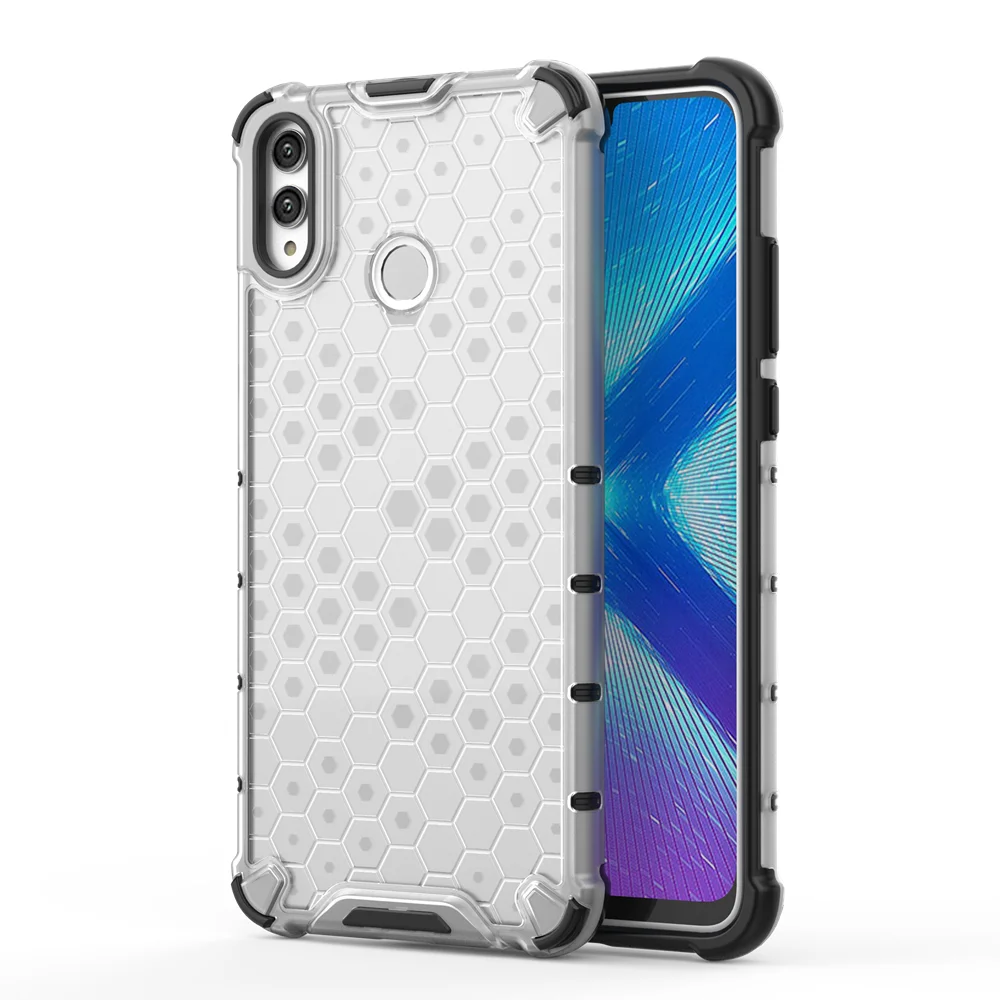 Чехол для Honor 8X Новый Прозрачный Прочный Гибридный армированный чехол Huawei