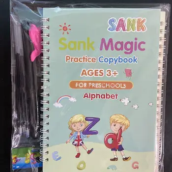 

New Groove Arabic Numerals 3D Copybook For Calligraphy Writing Handwriting Practice Books Copy For Kids Book Math Dig S1F7