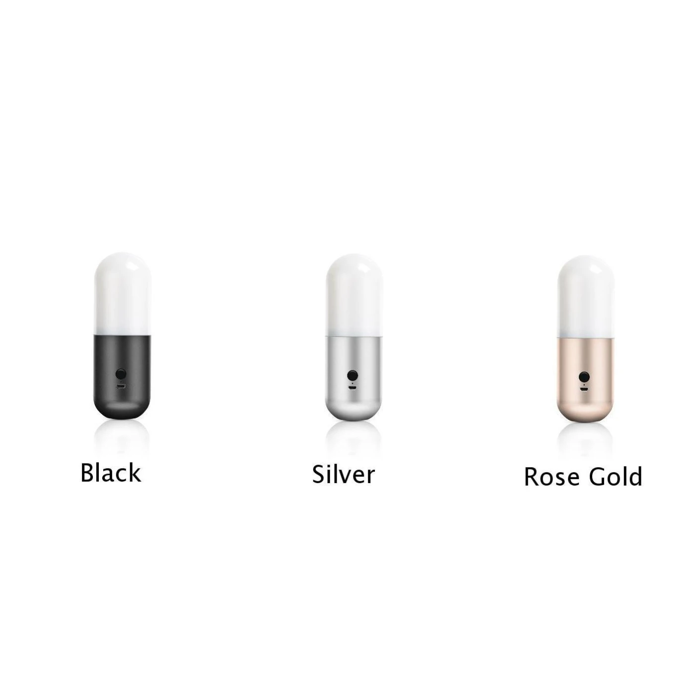 3.7V USB Charging Flame Light Lamp Night light Black Silver Rose Gold Outdoor