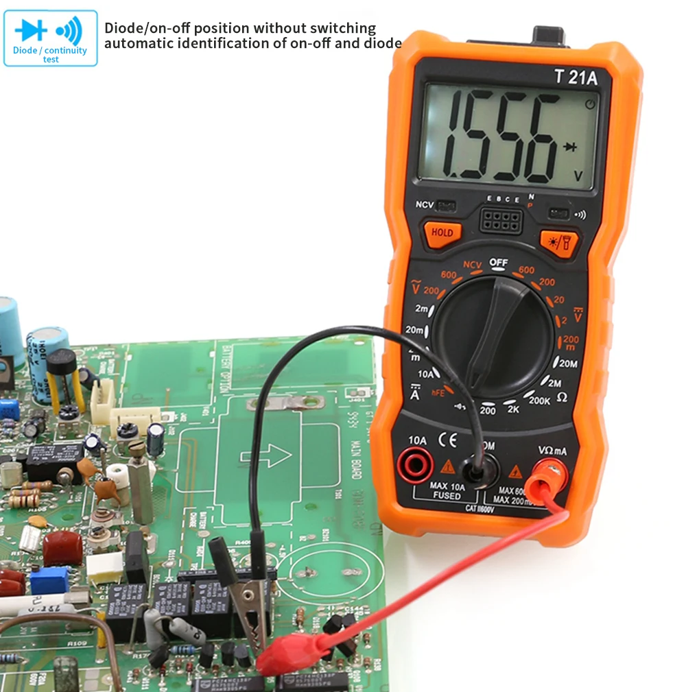 T21D мультиметр цифровой RM113D тестер digital multimeter esr метр транзисторов тестер Мультиметр мультиметры rm409b tester тестор мультиметр мини мултиметр transistor tester esr meter тестер конденсаторов указатель