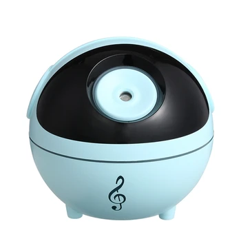 

350ML Music Ball Humidifier with Aroma Lamp Essential Oil Electric Aroma Diffuser Mini Air Humidifier Blue