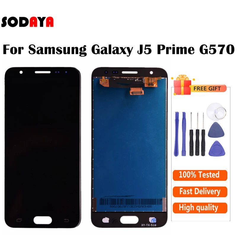Дисплей J5 Prime для SAMSUNG Galaxy G570 G570F SM-G570F ЖК-дисплей с сенсорным экраном дигитайзер
