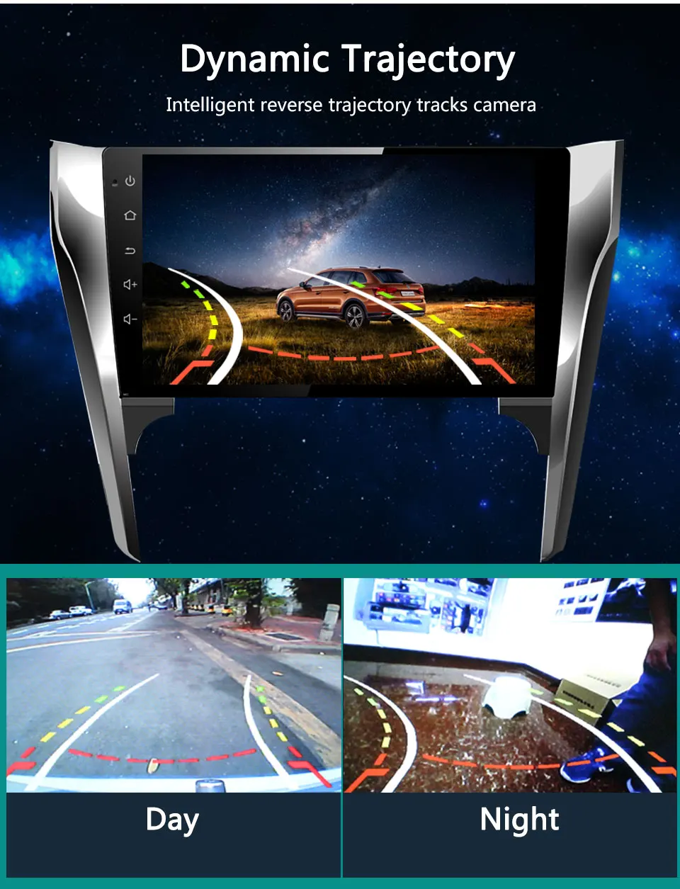 Интеллектуальная динамическая траектория Smartour, Автомобильная камера заднего вида HD, Автомобильная камера заднего вида, автомобильная Водонепроницаемая парковочная система